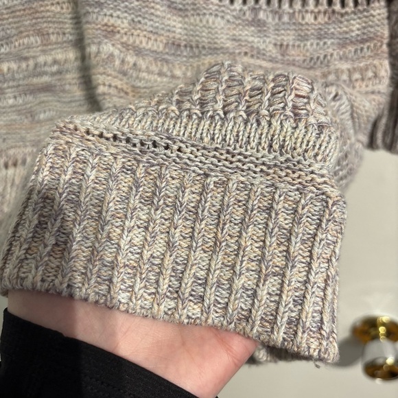 🎉4/30$🎉 Dynamite Multicolor Pastel Open-Knit Sweater – Women’s M 🧶 - Picture 4 of 6